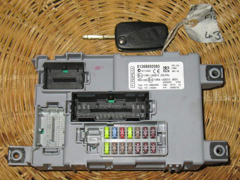 ECU BODY Citroen Nemo Bipper  01368892080 28330961