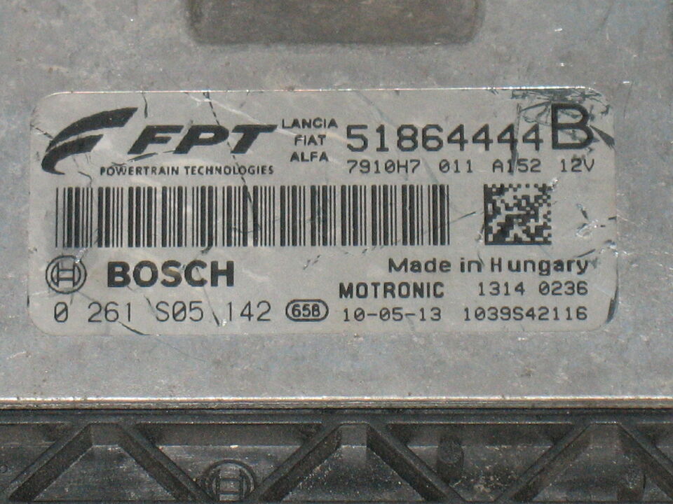 Ecu ME7 9.10 0261S05142 51864444 B alfa romeo mito FPT 51851840B