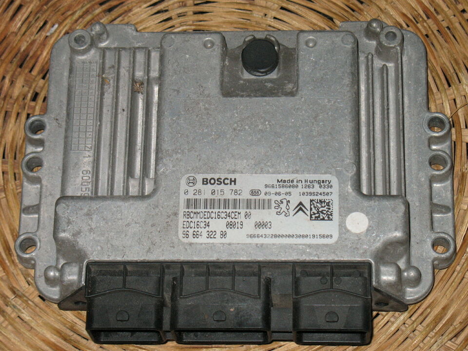 ECU CITROEN Nemo PEUGEOT 1.4 HDI EDC 16C34-5.90 0281015782 9666432280