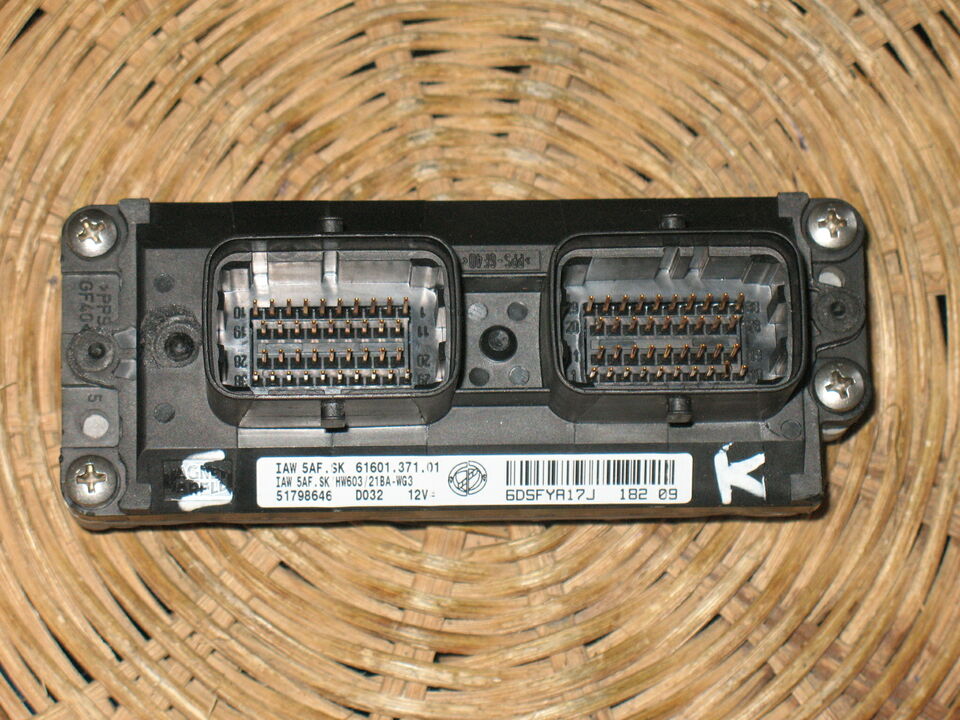 Ecu fiat panda 2 metano 51798646 iaw5afsk hw603 Vergine