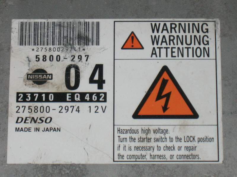 ECU NISSAN X - TRAIL 23710 EQ462 23710EQ462 DENSO 2758002974