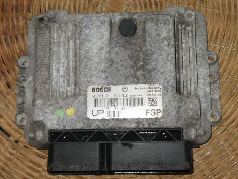 ECU CHEVROLET ASTRA 1.9 CDTI 55189924 UP 0281011667 55189923 EDC 16C9-3.22