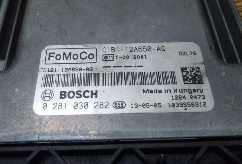 ECU FORD FIESTA 1.5 , 1.6 TDCI 0281030282 C1B1-12A650-AG EDC 17C10-5.21