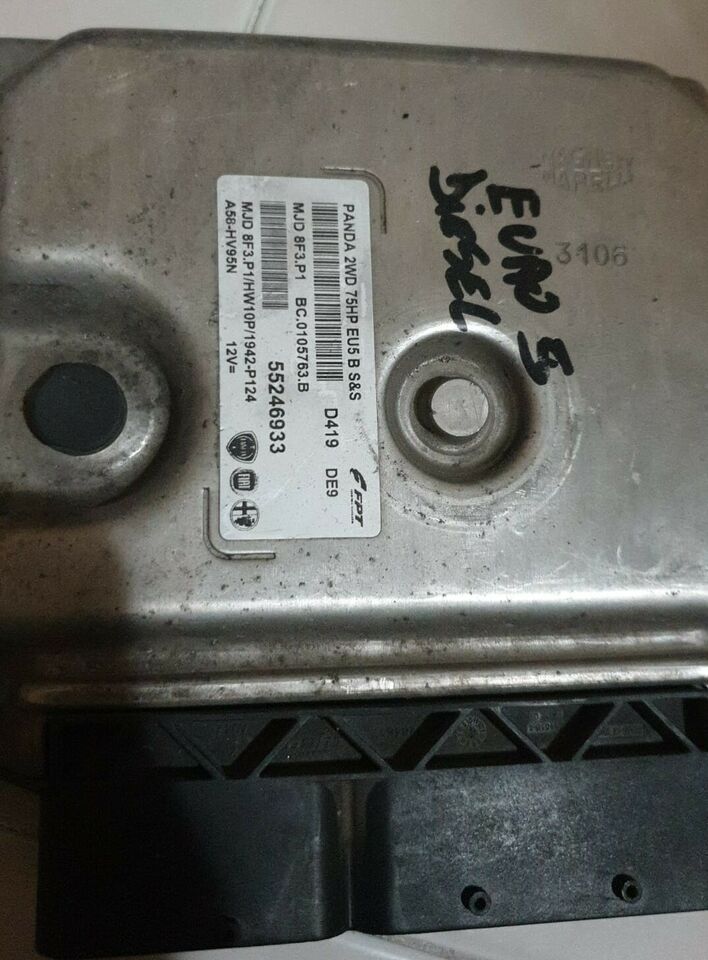 ECU FIAT PANDA 75HP CV 1.3 EU5 55246933 HW10P MJD 8F3.P1