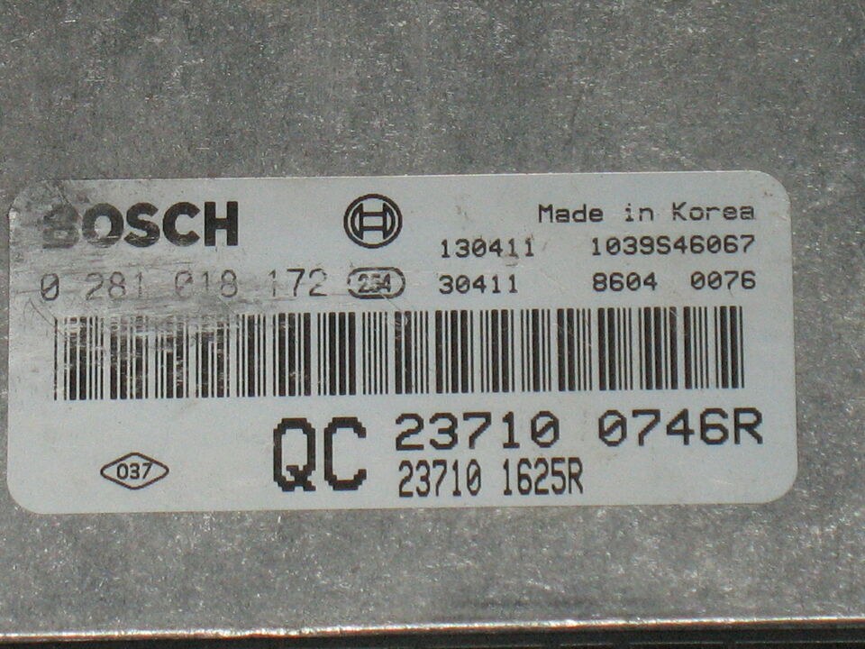 ECU RENAULT KOLEOS 2.0 150CV EDC16C36 0281018172 QC 237100746R