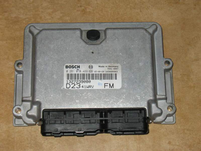 ECU FIAT DUCATO 2.3 BOSCH 0281010489 1327239080 EDC 15C7-2.23