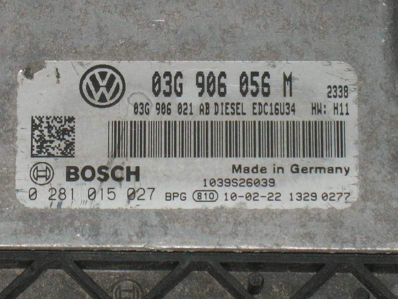 ECU SEAT Seat Toledo III BOSCH 0281015027 03G906056M EDC 16U34-3.42