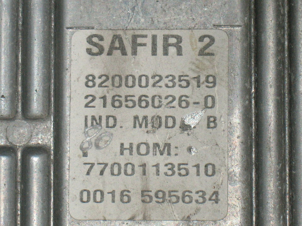 ECU RENAULT TWINGO 8200023519 216560260 HOM 7700113510 SAFIR 2 55 pin