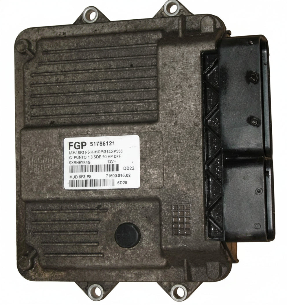 Ecu fiat grande punto 1.3 mjet sde mjd 6f3.p5 /hw03p/3443-p570