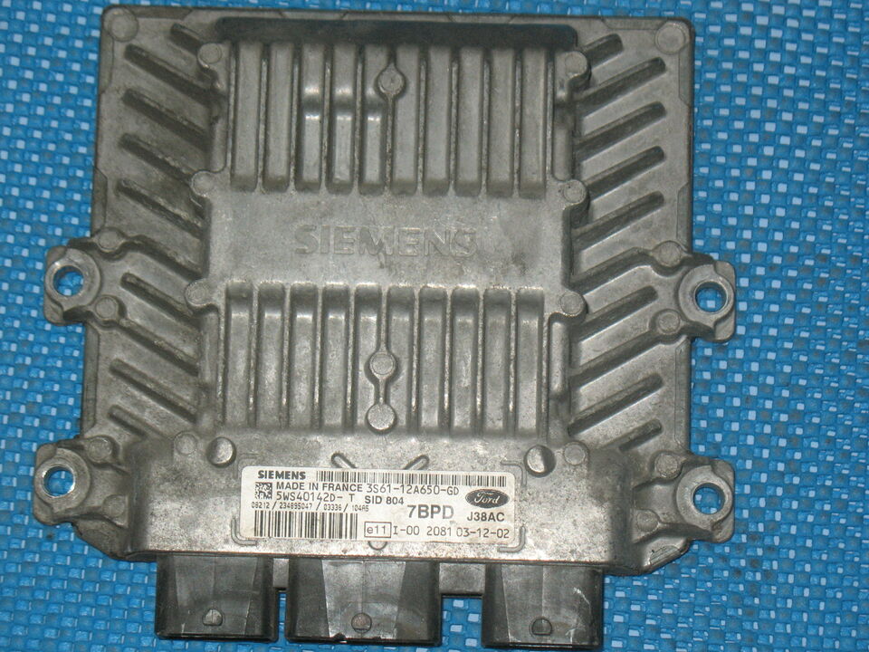 ECU FORD FIESTA FUSION 1.4 3S61-12A650-GD 5WS40142D-T SID 804