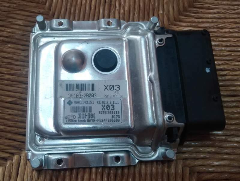 ECU KIA VENGA 1.4 BOSCH 391182B002 9001143151 FE64FS00500 X03