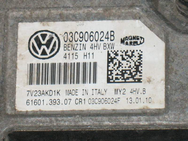 ECU ECU SKODA FABIA 03C906024B 03C 906 024 B 61601.393.07 CR1