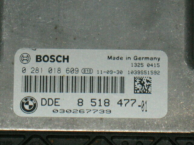 ECU BMW F10 F11 BOSCH 0281018609 DDE 8 518 477 DDE8518477
