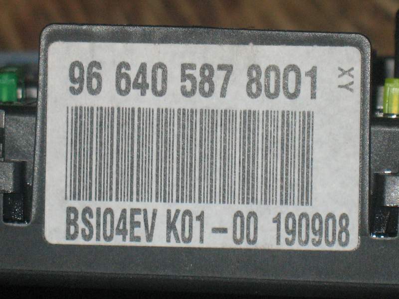 SOLO BODY BSI Peugeot 308 1.4 HDI BSI04EV K01-00 9664058780