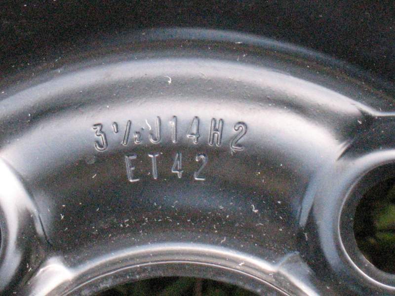 Ruotino Ruota scorta x VW Golf I II III, Seat , SKoda R14