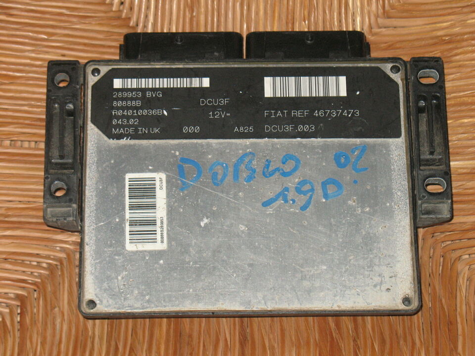 ECU DOBLO' 1.9 FIAT REF 46737473 DCU3F.003 80888B R04010036B