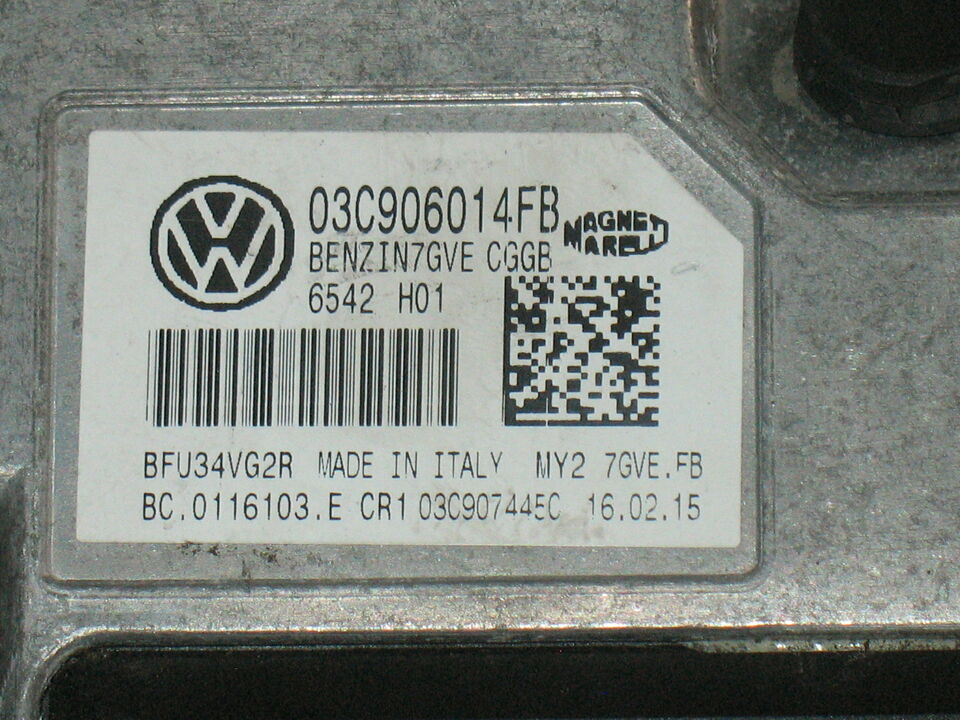 ECU 2014 SEAT IBIZA 1.4 Petrol Engine 03C906014FB