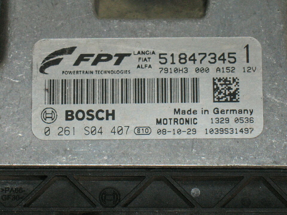 ECU Alfa Mito 1.4 16v 0261S04407 FPT 51847345 ME7 9.10