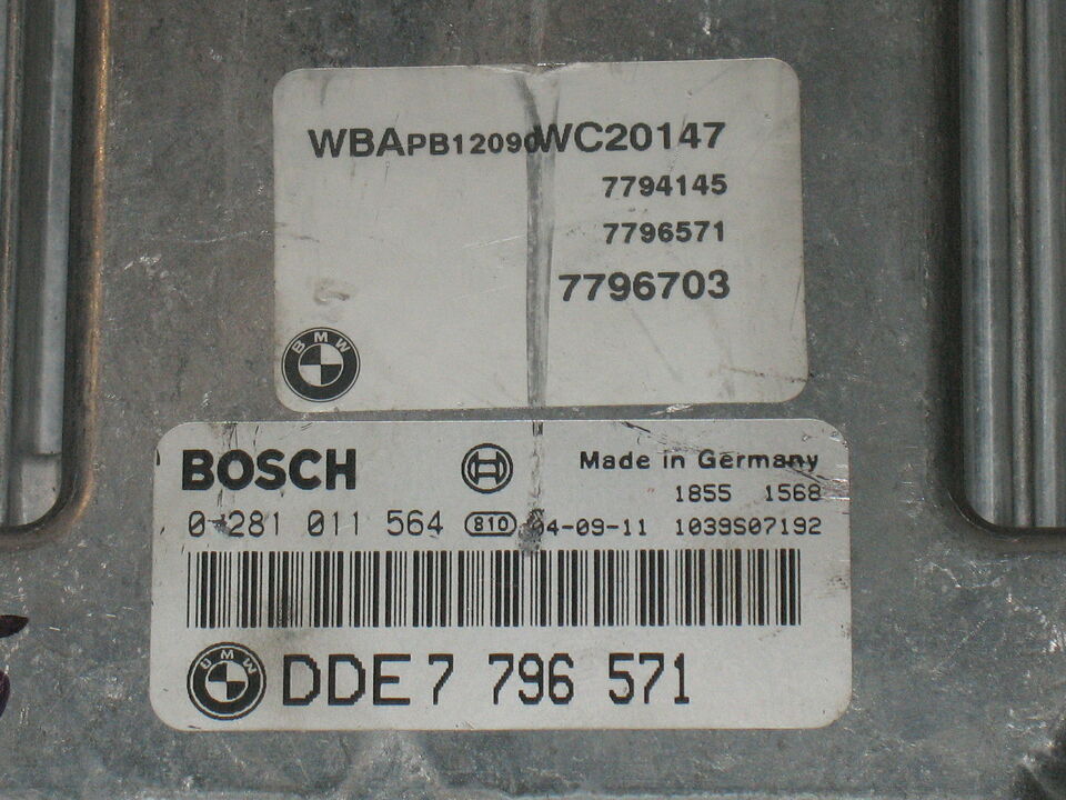ECU BMW E53 X3 2.0 D 0281011564 DDE 7796571 X3 150D E83 EDC 16C1-4.2