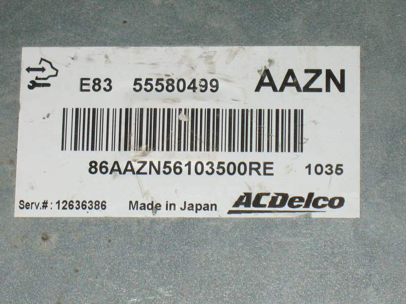 ECU OPEL CORSA D 1.2 55580499 AAZN 55580499AAZN E83