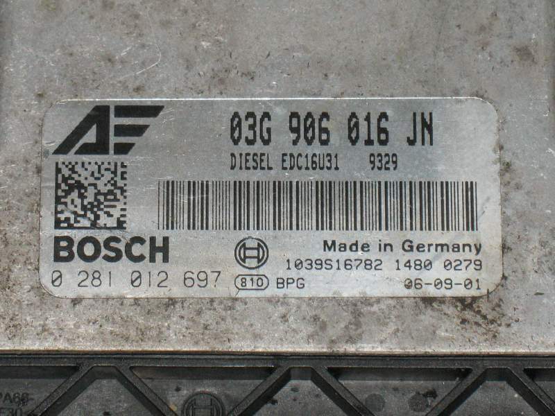 Ecu seat alhambra 2.0 tdi bosch 0281012697 03g906016jn  EDC16U31-4.48
