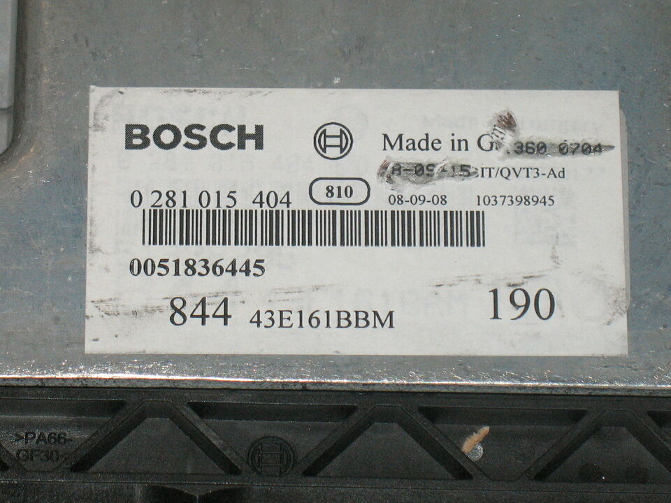 LANCIA DELTA 1.9JTD 0281015404 51828295 EDC16C39 1037398945