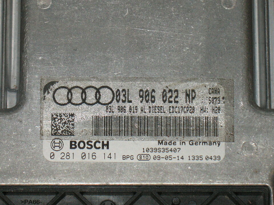 ECU AUDI A4 A5 2.0 TDI 0281016141 03L906022NP EDC17CP20