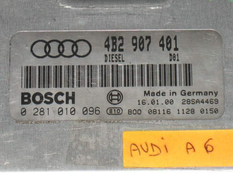 AUDI A6 TDI V6 180HP ECU 4B2 907 401 0281010096 EDC15VM+