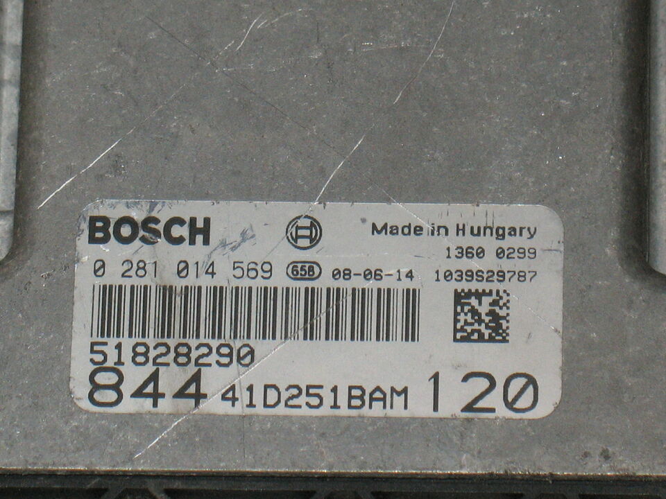 ECU LANCIA DELTA 1.6 JTD BOSCH 0281014569 51828290 EDC16C39