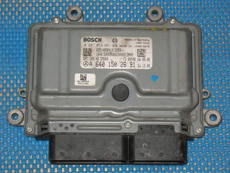 ECU MERCEDES CLASSE B W245 1° 0281013851 A6401502691 EDC 16C32-5.43