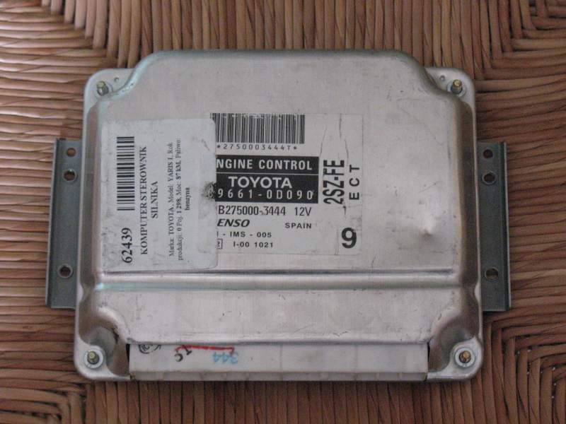 ECU TOYOTA YARIS 1.3, DENSO 896610D090, MB2750003444