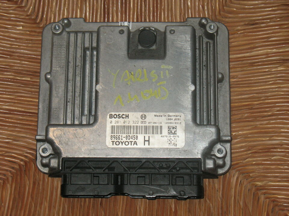 Bosch 0281012322 DDE TOYOTA YARIS 1.4 D4D ECU EDC16C10 9.3