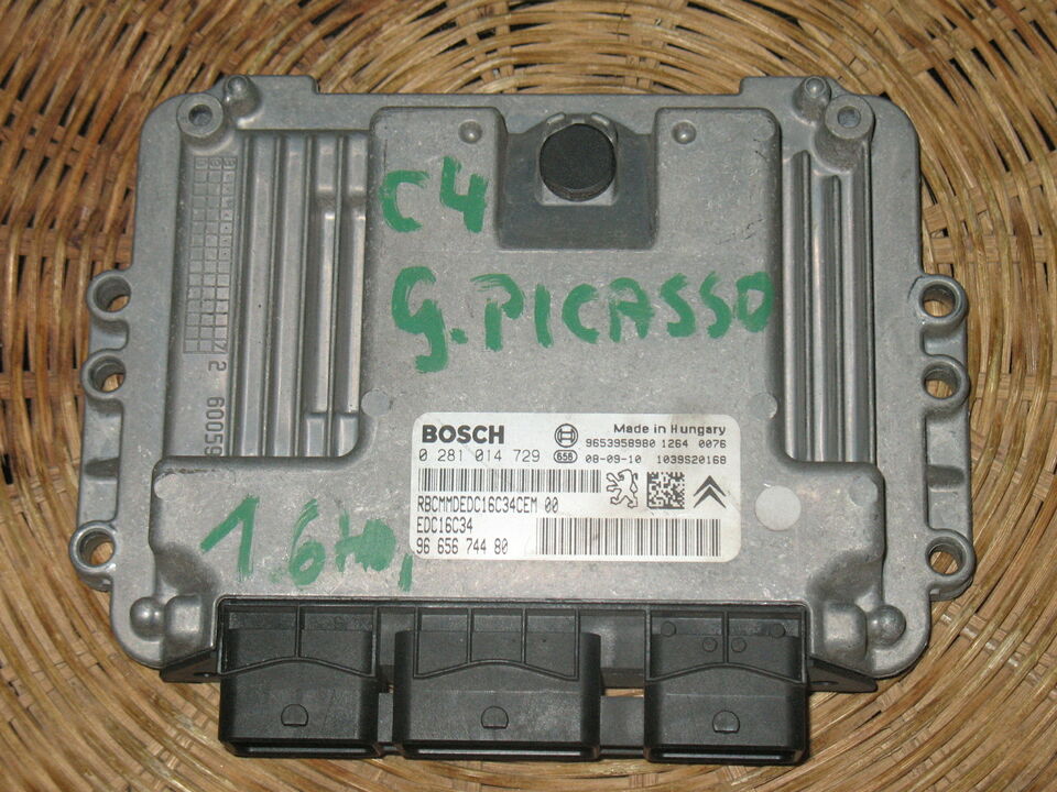 ECU CITROEN PEUGEOT 1.6 HDI 0281014729 9665674480 EDC 16C34-4.11