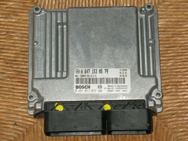 ECU MERCEDES W211 E270 2.7 CDI 0281011072 A6471530579 CR3.12 EDC 16C2-3.12