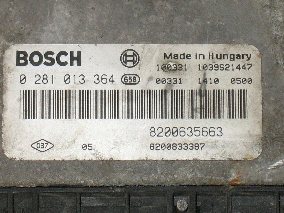 ECU RENAULT MASTER MOVANO 2.5 DCI 0281013364 8200635663 EDC16C36