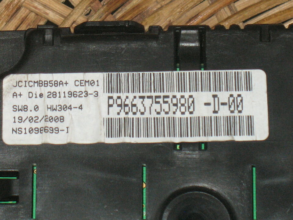 QUADRO strumenti 9663755980 P9663755980 Citroen C4 Grand Picasso