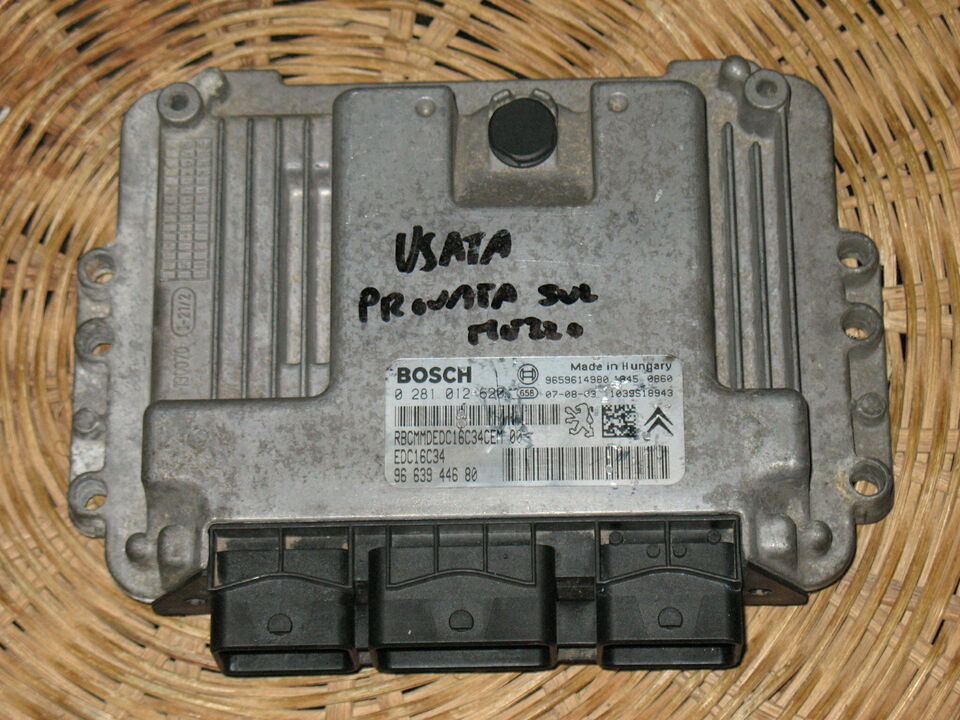 PEUGEOT PARTNER 1.6 HDI ECU 0281012620 9661813780 edc16c34 EDC 16C34-4.11