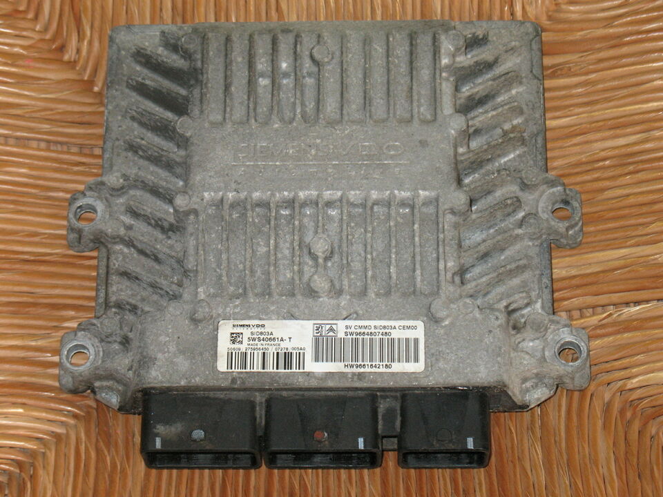 ECU FIAT SCUDO 2.0 HDi 5WS40661A-T SW9664807480 SID803A