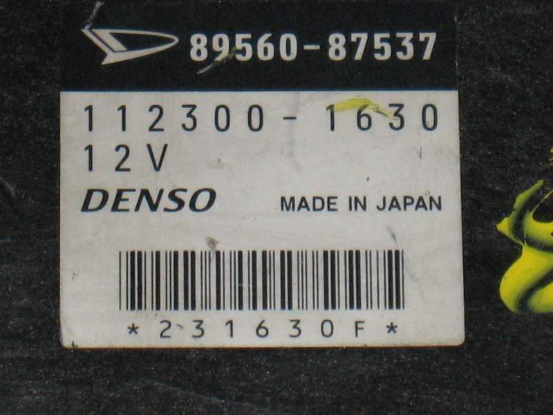 ECU CENTRALINA PIAGGIO PORTER 89560-87537 8956087537 12300-1630