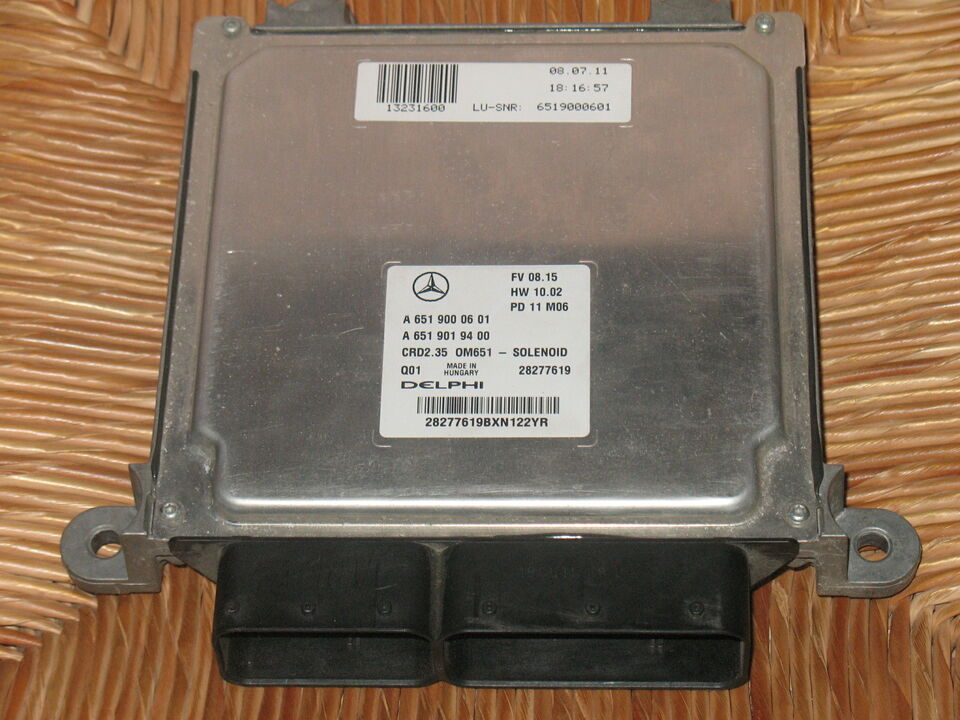 Ecu motore MERCEDES SPRINTER 2.2 CDI A6519000601 DELPHI 28277619