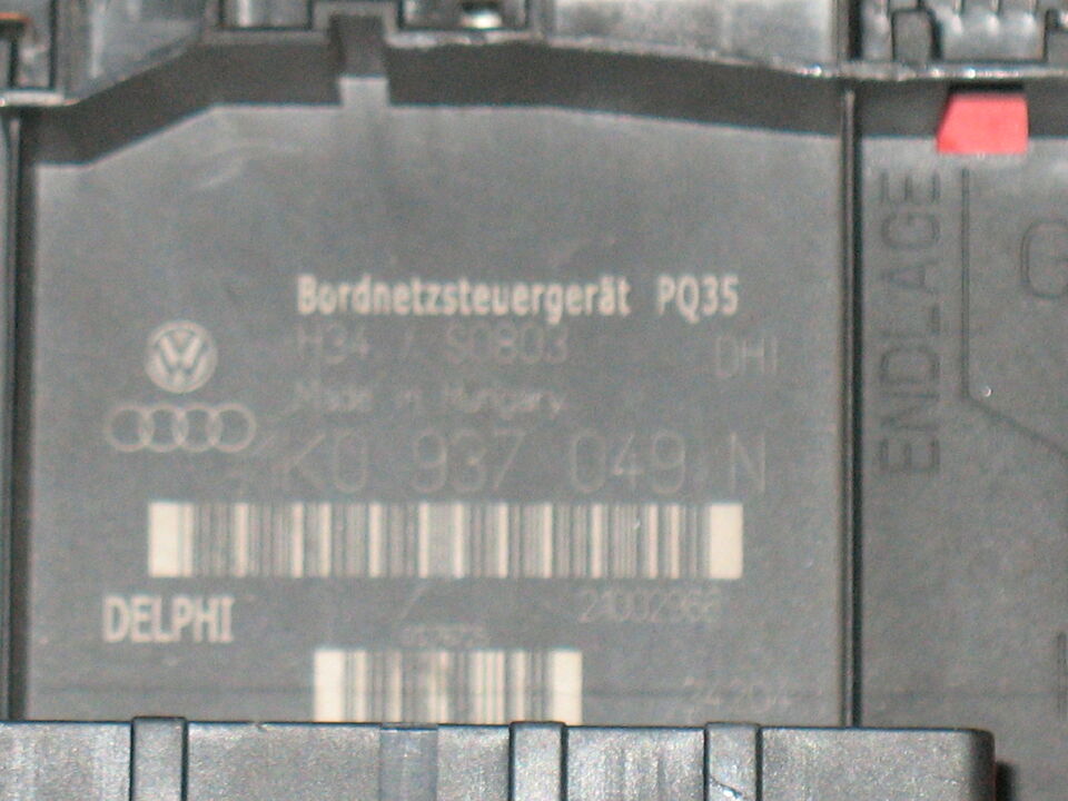 Confort mod vw golf touran caddy passat 1k0937049n