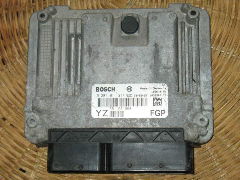 ECU OPEL VECTRA 1.9 CDTI z19dt ECU 0281011914 FGP 55193968 YZ EDC16C9-3.21