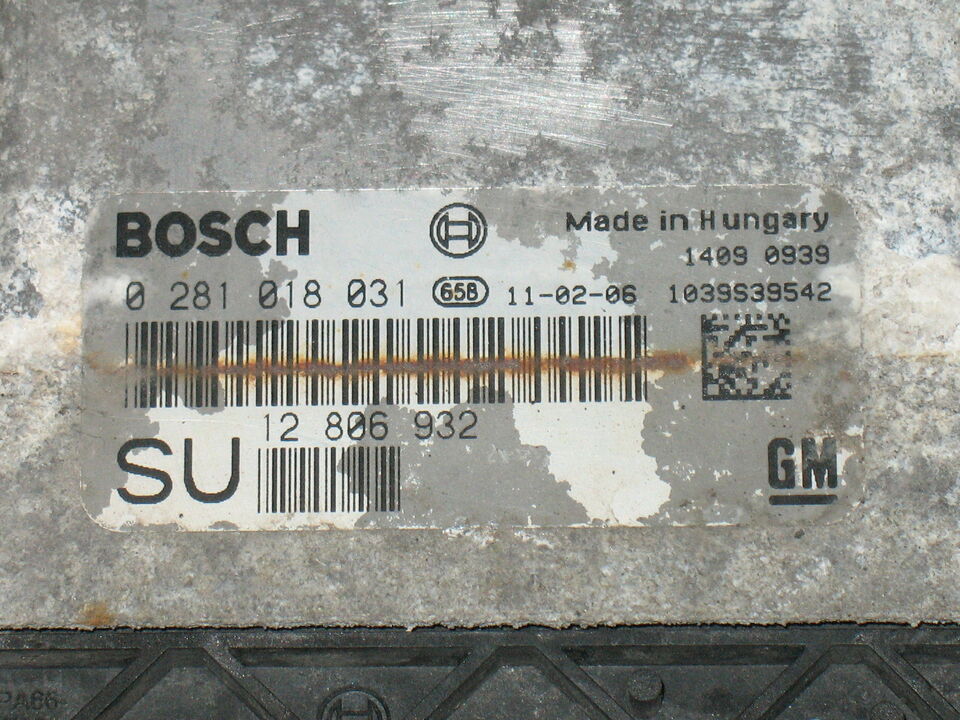 Ecu saab chevrolet captiva bosch 0281018031 gm 12806932