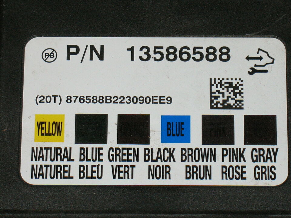 2012 bcm astra j body control module - 13586588