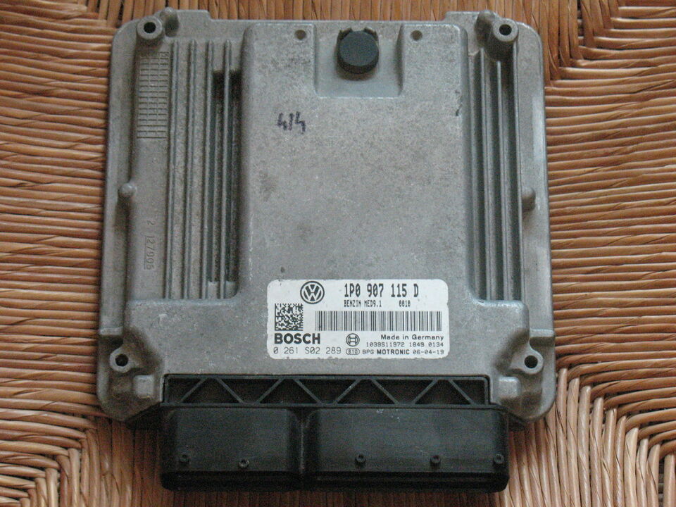 Ecu centralina seat leon 2.0 tfsi 0261s02289 1p0907115d med9.1