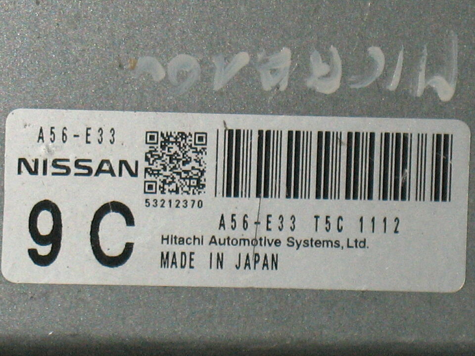 ECU NISSAN MICRA A56-E33 T5C 1112 A56E33 9C T5C1112