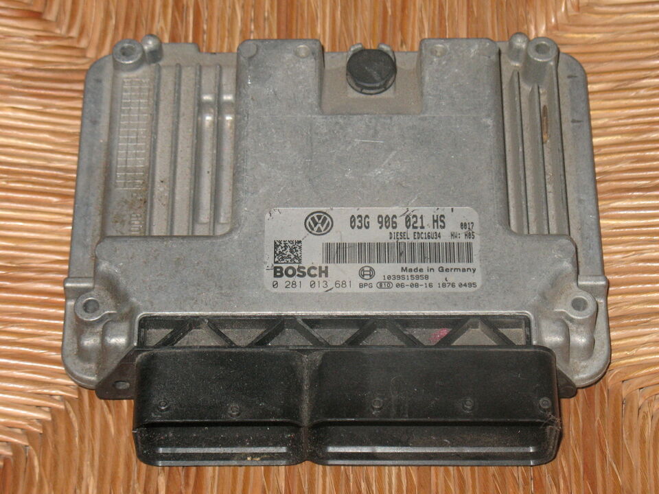ECU VW CADDY 1.9 TDI 03G906021 HS 0281013681 EDC16U34