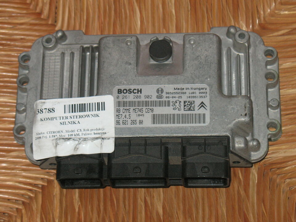 Citroen C2 C3 Ecu 9663279680 9652552380 0261208902 ME7.4.5