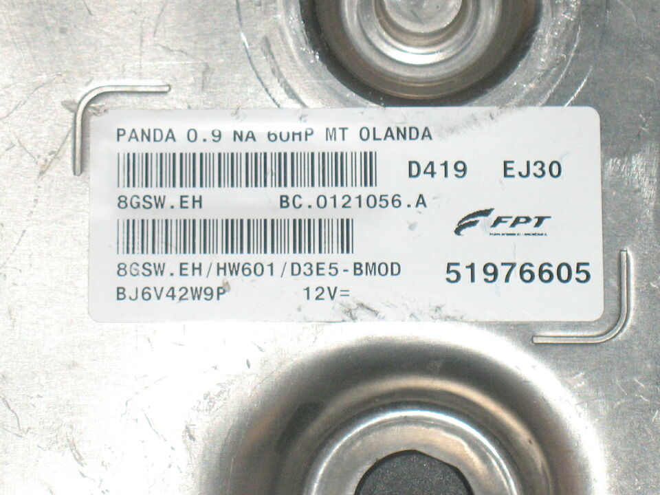 FPT Fiat Panda 3 0.9 BZ 60HP MT 8GSW.EH HW601 D3E5-BM0D 51976605