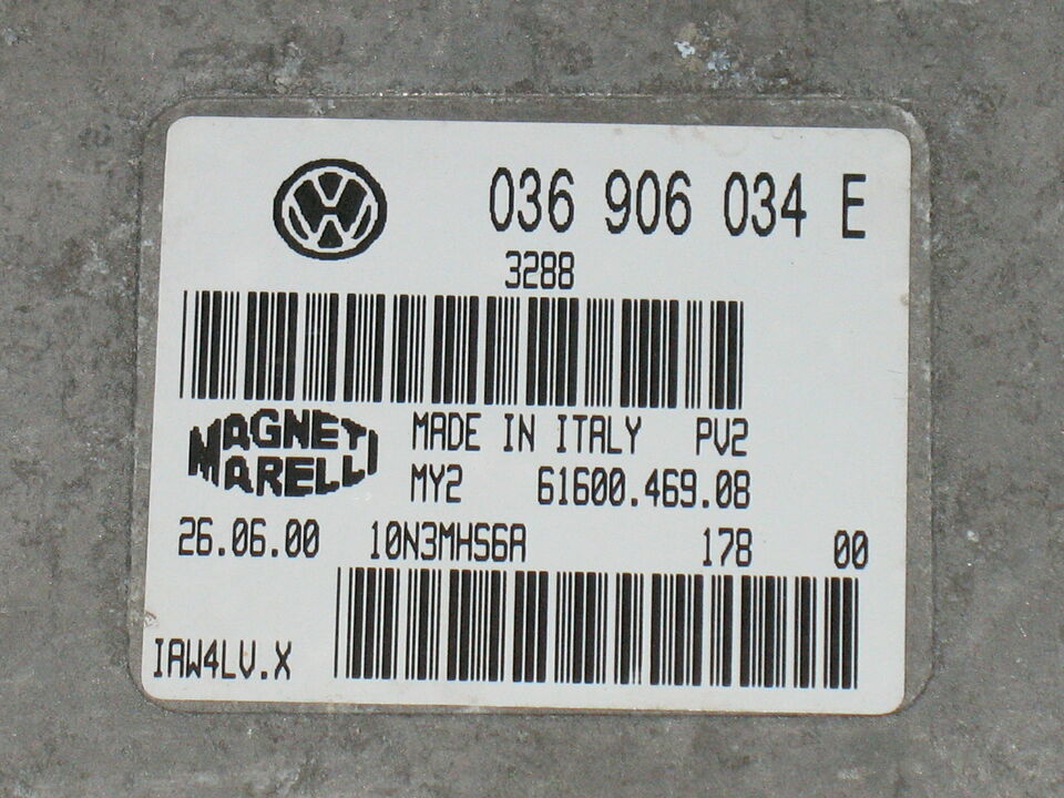 Ecu vw audi polo marelli iaw4lux 036906034e 6160046908